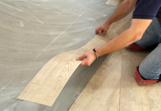 DuringVinylInstall | Flooring and More