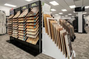 Variety of Flooring products at showroom | Flooring and More