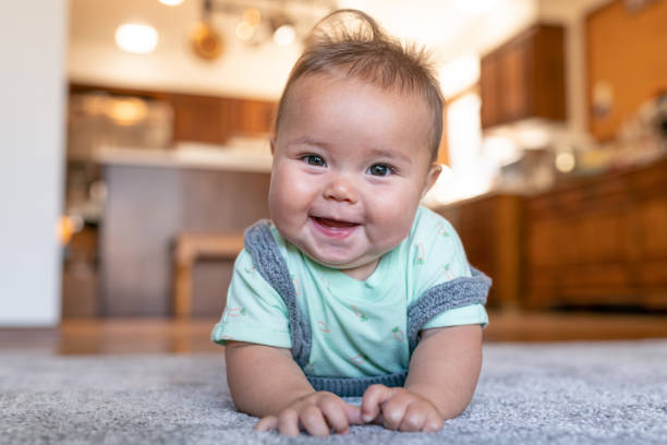 Cute baby on carpet | Flooring and More