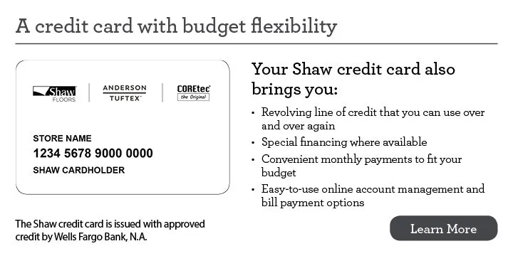 Financing Card | Flooring And More